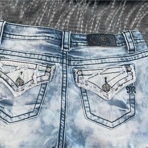Miss Me Jean Shorts with Lace, size 30